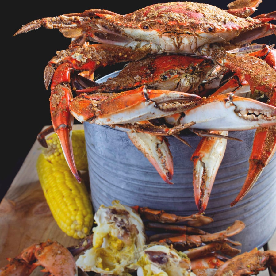 Southern Maryland Crabs and Seafood - 1/2 Bushel Mixed Sizes Females