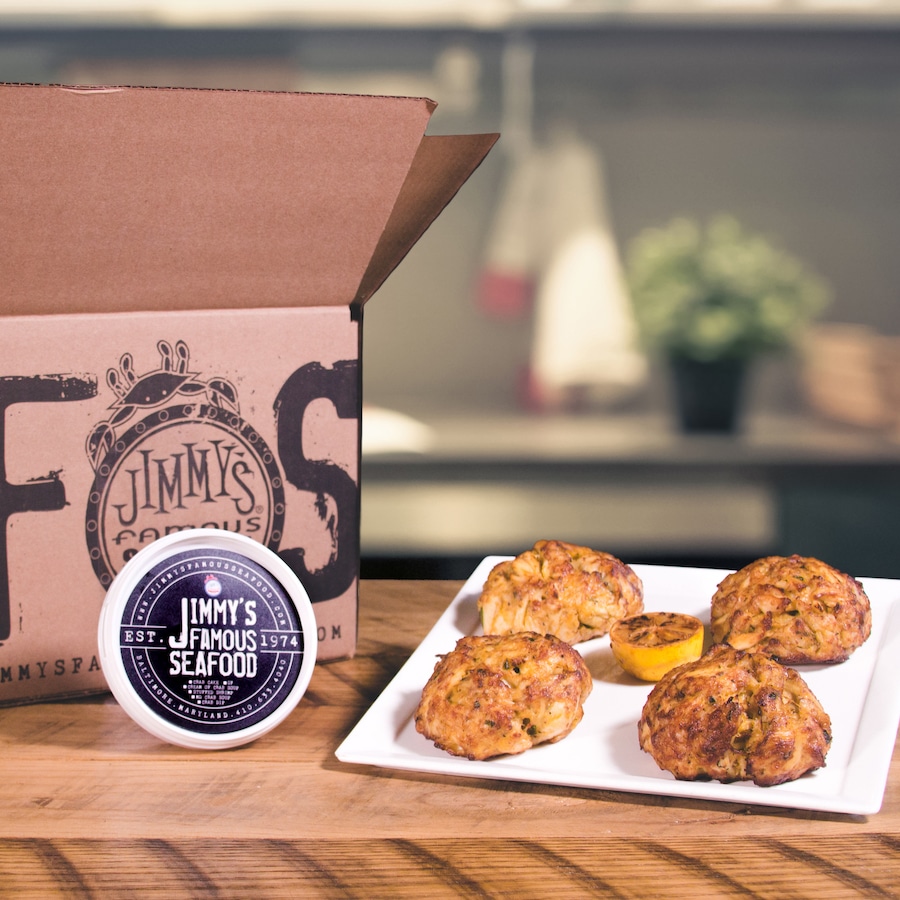 Maryland Crab Cakes Shipped Jimmys Famous Seafood