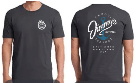 Jimmy’s Anchor T-Shirt- Men - Jimmys Famous Seafood