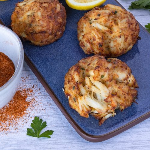 Port House® All lump, no filler, gluten free, Maryland crab cakes.