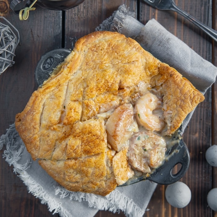 Seafood Pot Pie Jimmys Famous Seafood