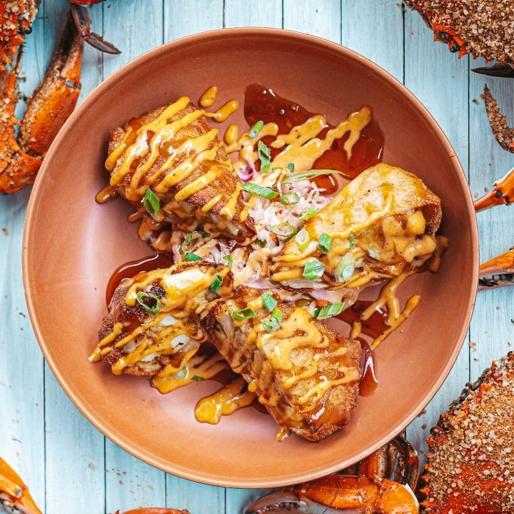 Crab Cake Egg Roll Jimmys Famous Seafood