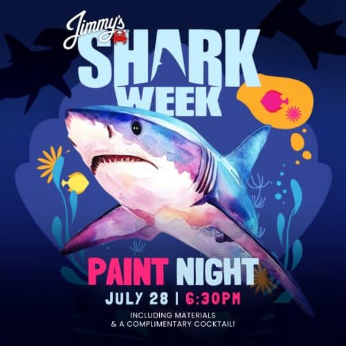 Shark Week Paint Night Jul-28