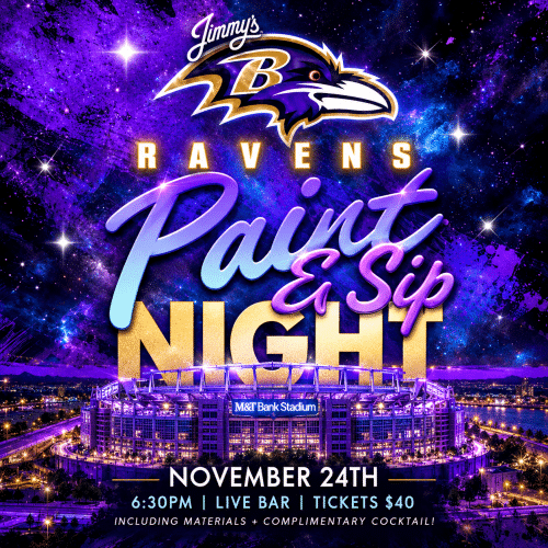 Ravens Paint and Sip Night Nov-24